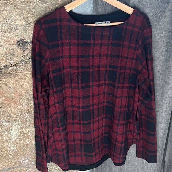 Super Cute Plaid PL Croft & Barrow Long Sleeve *Great Condition* - Picture 3 of 11